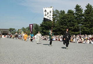 京都三大祭の一つ　時代祭